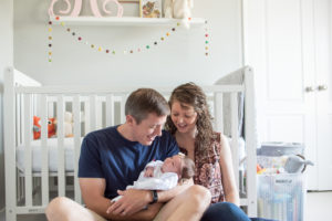 at home newborn session richmond va